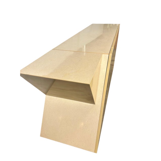 1980s Postmodern Geometric Buffet/Sideboard For Sale - Image 4 of 6