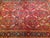 Persian Vintage Persian Heriz Rug, Hand-Knotted Wool, Allover Geometric Pattern, Red & Blue, 8x11 For Sale - Image 3 of 15
