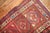 Pink Late 19th Century Shabby Chic Moghan Kazak Runner - 2'8" x 5'8" For Sale - Image 8 of 9
