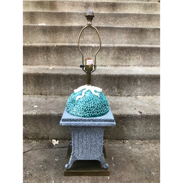 1980s Vintage Chapman Topiary Planter Lamp For Sale - Image 13 of 13