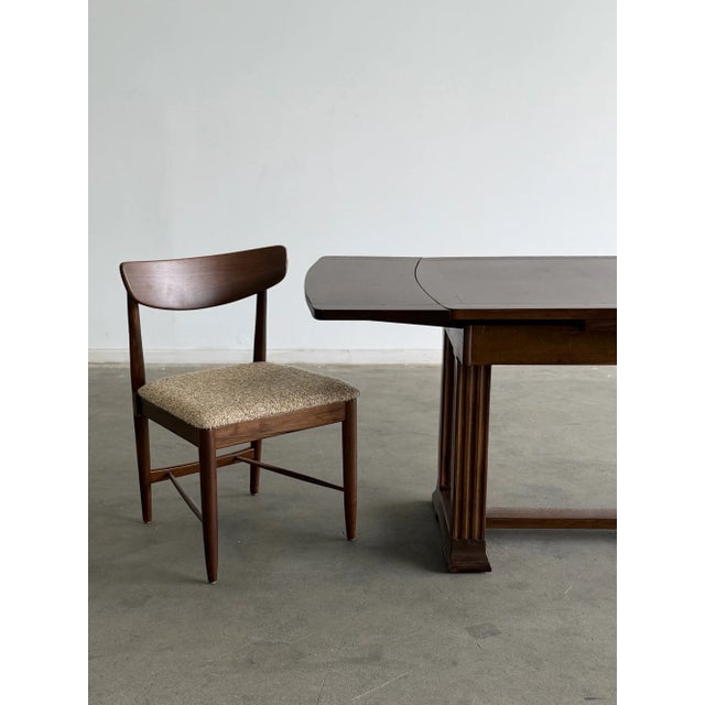 1940s Oak Draw Leaf Table For Sale - Image 4 of 11