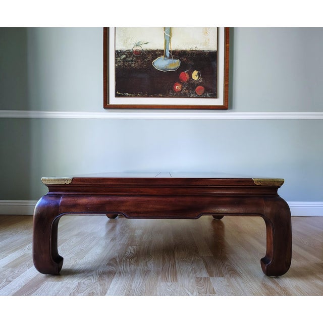 1980s Campaign Ming Coffee Table by Henredon For Sale In Los Angeles - Image 6 of 12