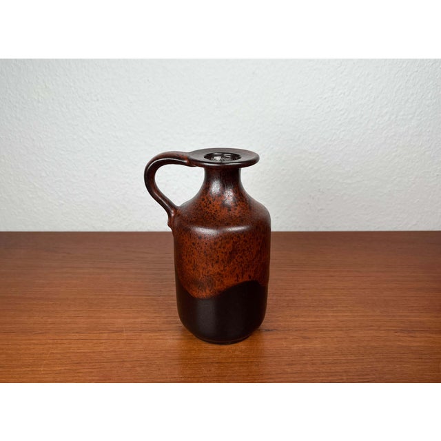 Mid-Century Modern German Pottery Fat Lava Vase from Ceramano, 1960s For Sale - Image 17 of 18
