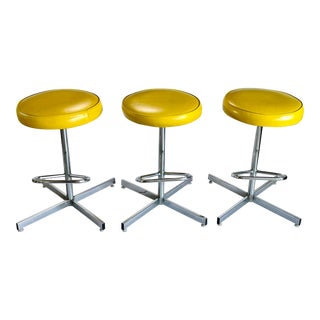1970s Jansko of California Counter Height Stools- Set of 3 For Sale