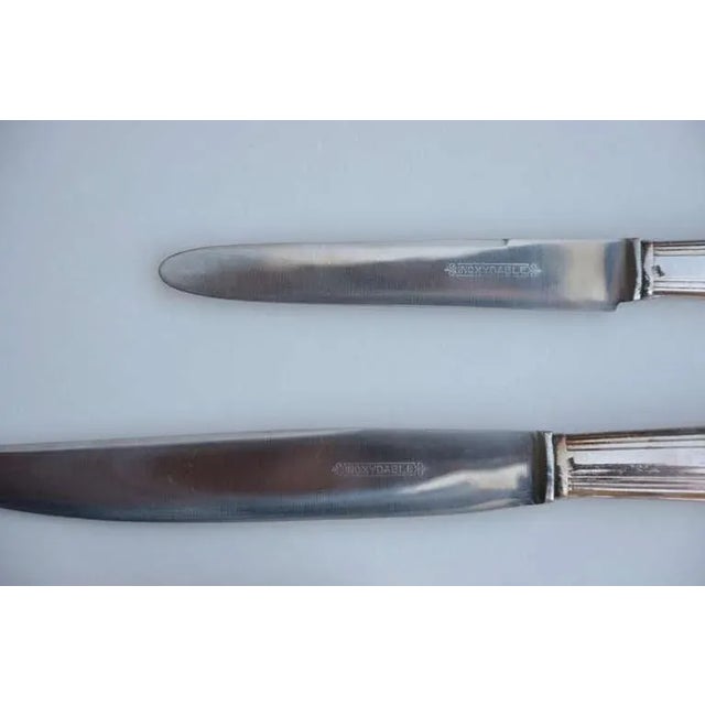 Set French Art Deco Silver Tableware - 61 Pieces For Sale In Los Angeles - Image 6 of 11