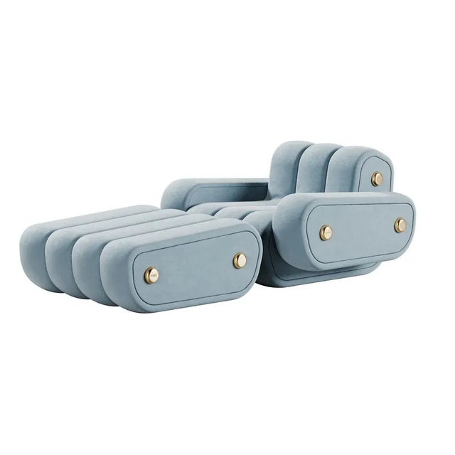 Dakota Armchair by Porus Studio For Sale - Image 4 of 13