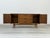 Broyhill Broyhill Sculptra Mid-Century Modern Walnut Credenza Lower Height / Tv Stand For Sale - Image 4 of 11