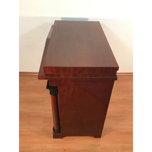 Biedermeier Side Cabinet, Northern Germany 1820 For Sale - Image 11 of 12