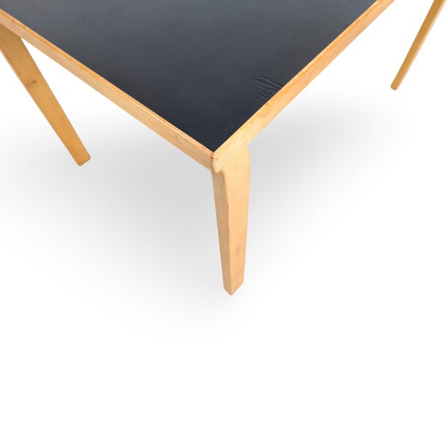 81B Dining Table in Linoleum and Black Birch by Alvar Aalto for Artek For Sale - Image 6 of 8
