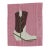 Birdie the Cowboy Boot by Willa Heart in Brimfield Black Frame, Mini Art Print For Sale