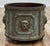 Early 20th Century Antique Cast Iron Lion Head Planter For Sale - Image 5 of 11