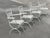 Maison Jansen Wrought Iron Garden Table and Chairs from Maison Jansen, 1960s, Set of 5 For Sale - Image 4 of 7