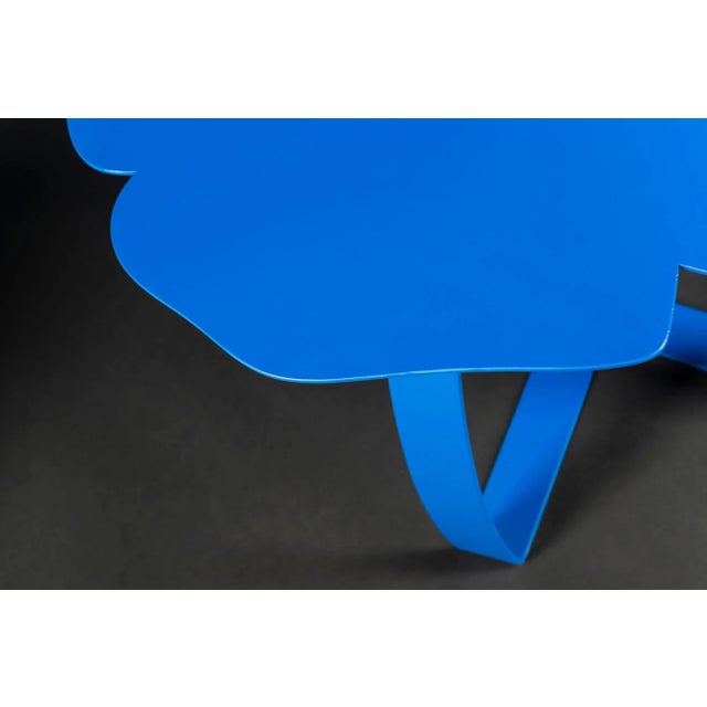 Contemporary Blue Iron Andy Coffee Table from VGnewtrend For Sale - Image 3 of 4