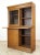 Traditional Antique 1910s Danner Furniture Tiger Oak & Glass Modular Bookcase For Sale - Image 3 of 12