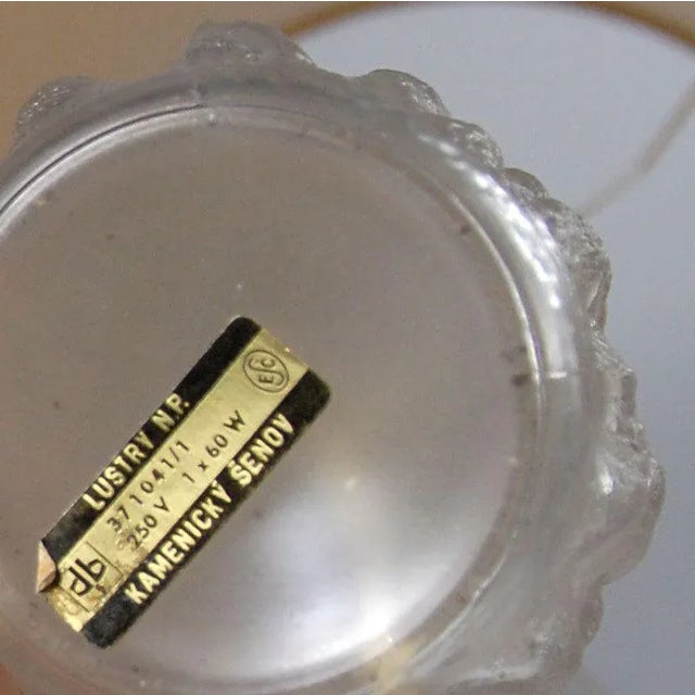 Table Lamp from Kamenický Šenov, 1970s For Sale - Image 8 of 9