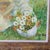Oversized Oil on Canvas Scenic Portrait Painting of a Mother & Daughter 20thC For Sale - Image 6 of 11