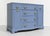 We love the proportions of this high-quality Mid Century Colonial Revival Style Curve Front Buffet in Blue. The sideboard...