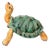 Italian Glazed Terracotta Turtle Figurine For Sale