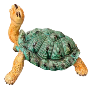 Italian Glazed Terracotta Turtle Figurine