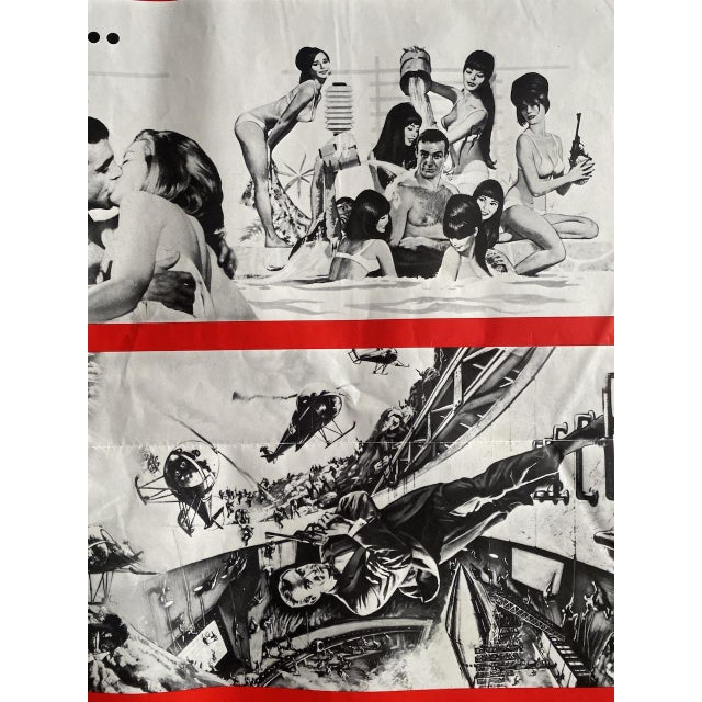 Thunderball / You Only Live Twice Poster from Robert McGinnis, 1970s For Sale - Image 6 of 10