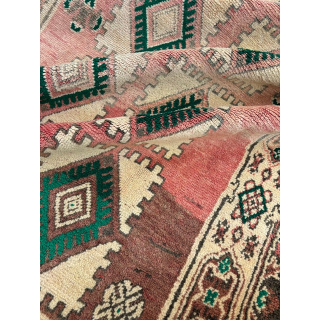 Pink Vintage Pink Moroccan Rug For Sale - Image 8 of 8