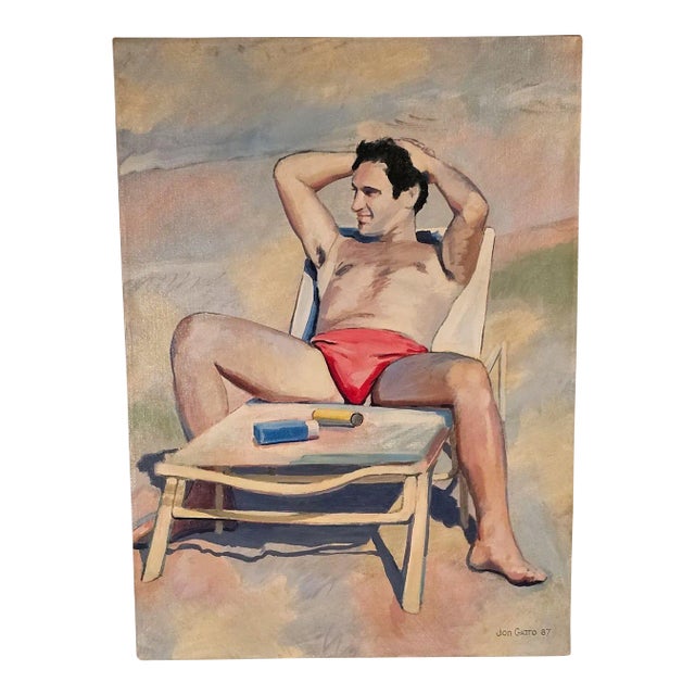 Portrait of Earl Herrick by Jon Gatto, 1987 For Sale