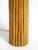Beige Large Italian Bamboo Table Lamp with Large Oiled Paper Shade, 1970s For Sale - Image 8 of 18