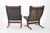 Black Siesta Chairs in Leather by Ingmar Relling, 1960s, Set of 2 For Sale - Image 8 of 9