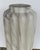 2020s Small Modern White and Gray Marbleized Floor Vase For Sale - Image 5 of 5