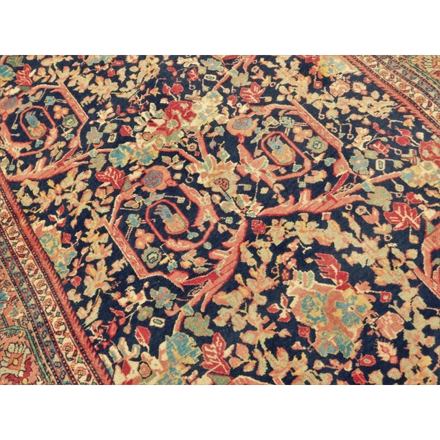 1920s Antique Persian Tabriz Rug-4'7"x 6'6" For Sale In Los Angeles - Image 6 of 12