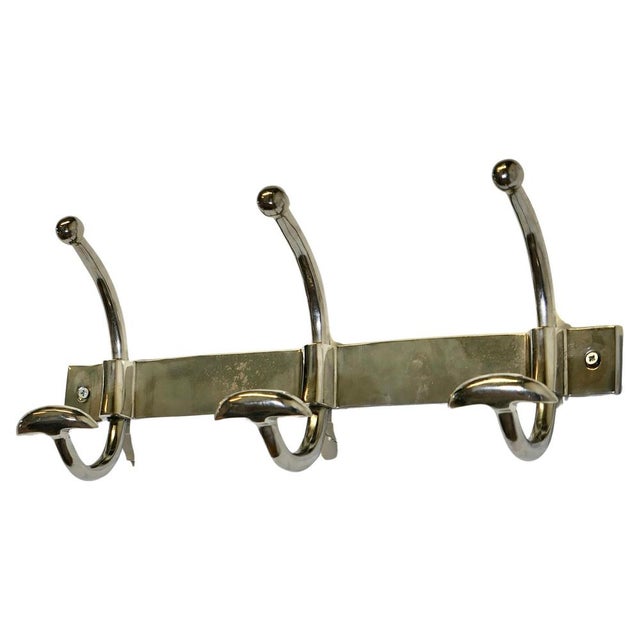 Art Deco French Chrome Coat Rack, 1960s For Sale - Image 7 of 7