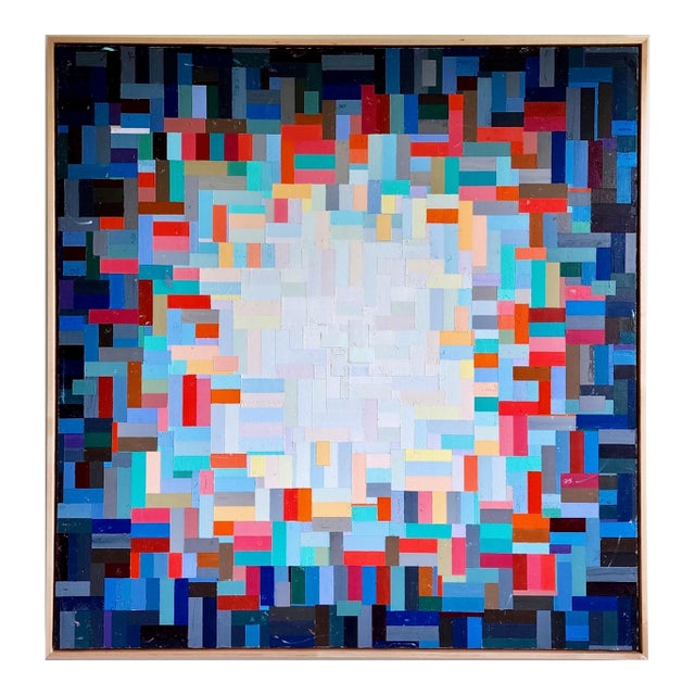 2020s "It Can't All Be the Same Everywhere" Abstract Oil Piece by Justin N. Kim For Sale