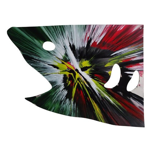 Damien Hirst, Shark Spin Painting, 2009, Acrylic on Paper For Sale