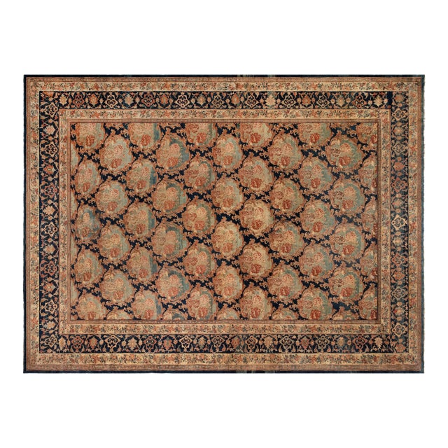 Oversized Antique Persian Bidjar Rug For Sale