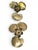 Gold Gilt Brass Lotus Leaf Wall Sconce in the style of Maison Jansen, 1970s For Sale - Image 8 of 9
