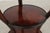 Wood Theodore Alexander 3 Tier Round Flame Mahogany End Lamp Table For Sale - Image 7 of 13