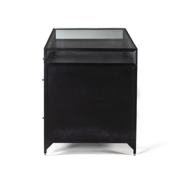 Four Hands Shadow Box Executive Desk - Black For Sale In Austin - Image 6 of 12