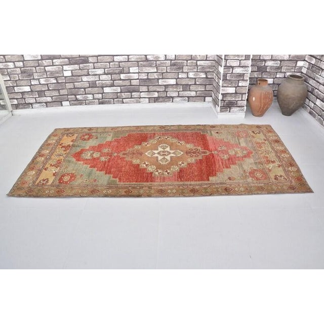 Turkish Oushak Vintage Anatolian Carpet For Sale - Image 3 of 10