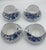 Blue 1950's Danube Blue Onion Blue & White 8pc Cup & Saucer Set Ribbon Hallmark For Sale - Image 8 of 9