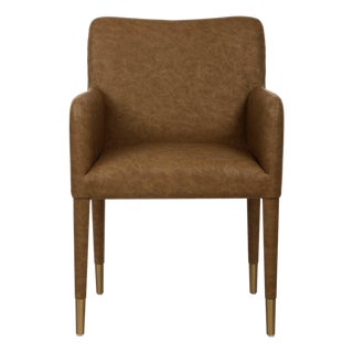 Conifer Camel Dining Armchair For Sale
