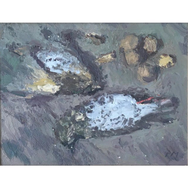 Paul Mathey, Retour de chasse, Oil on Wood, Framed For Sale - Image 9 of 9