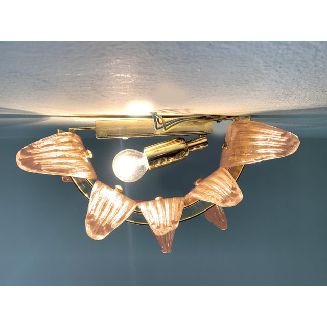 Contemporary Palmetta Murano Glass Wall Light by Simoeng For Sale - Image 3 of 6