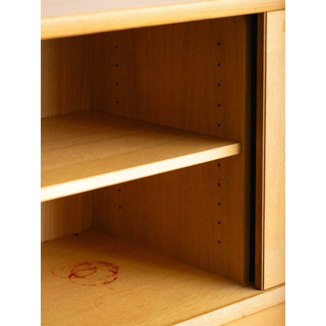 Wood Mid 20th Century H. W. Klein for Bramin Oak Sideboard For Sale - Image 7 of 17