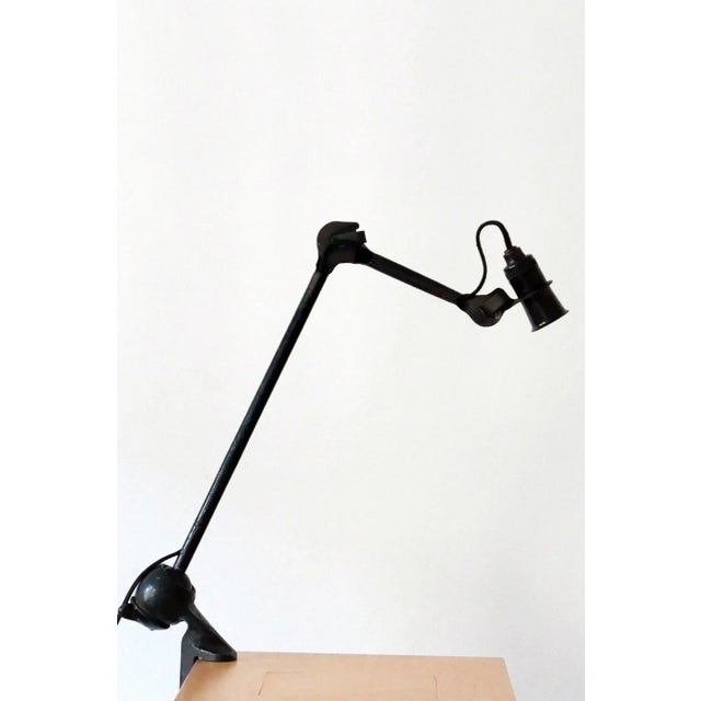 Black Table Lamp by Bernard-Albin Gras for Gras Lampe, 1920s For Sale - Image 8 of 18