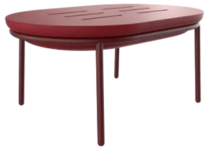 Lace Burgundy 90 Low Table by Mowee