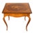 Antique Louis XV Ormolu Mounted Inlaid Marquetry Rosewood Center Side Table 1890 For Sale