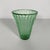 Italian mid-century modern oval vase in green glass, 1980s Oval vase in green bubble glass. 1980s Good condition....