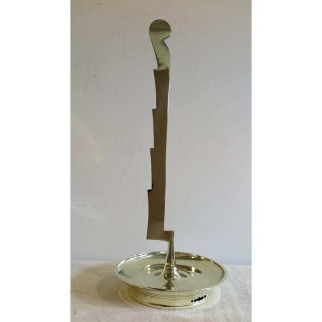 1950s Mid-Century Brass Sculpture Dish For Sale - Image 10 of 11