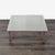 The table was designed by Martin Solem, a Norwegian designer from Copenhagen. It has a reeded glass top on a walnut base...