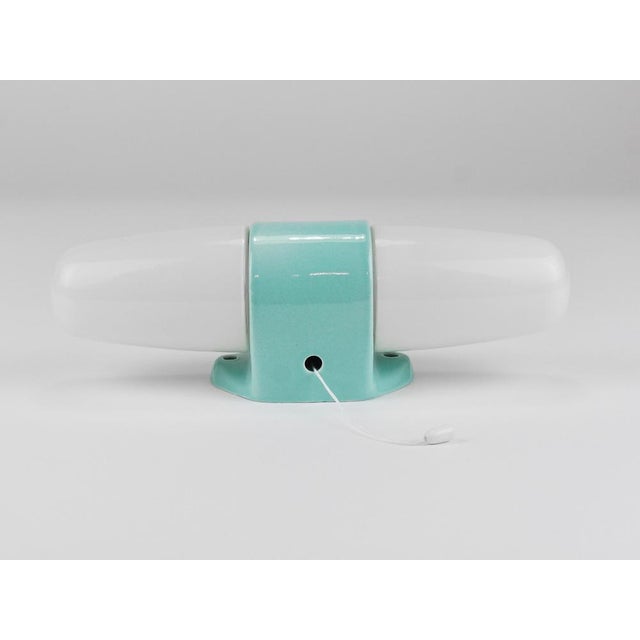 Bauhaus Turquoise Double Sconce Wall Light, Germany, 1950s For Sale - Image 15 of 17